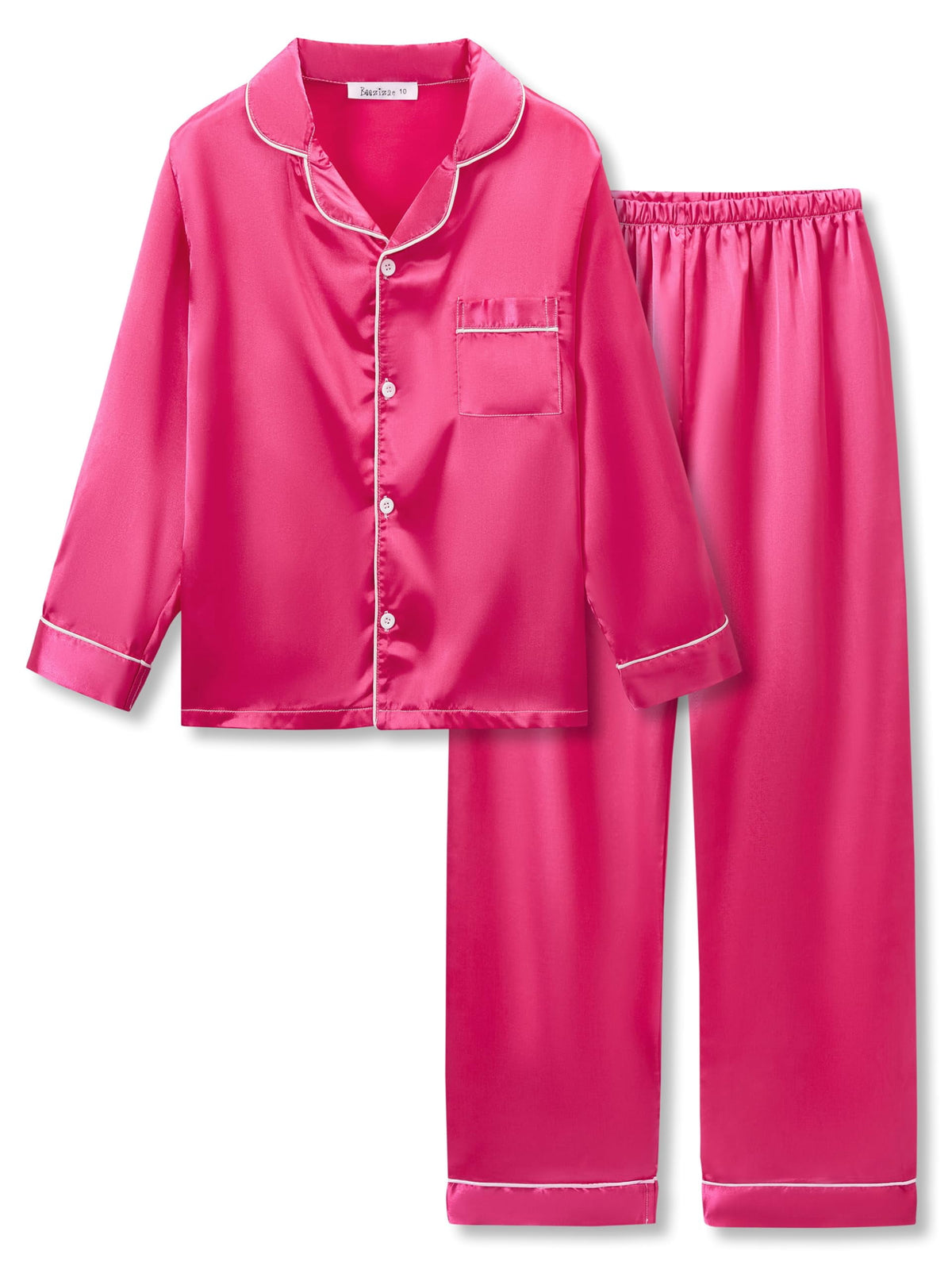 Beezizac girls pajama set - Hot Pink (Long Sleeves)