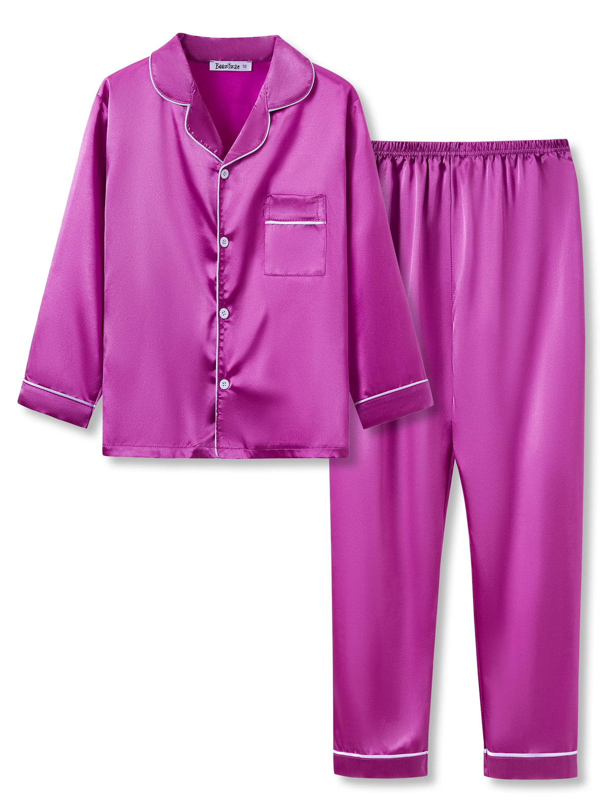 Beezizac girls pajama set - Bright Pink