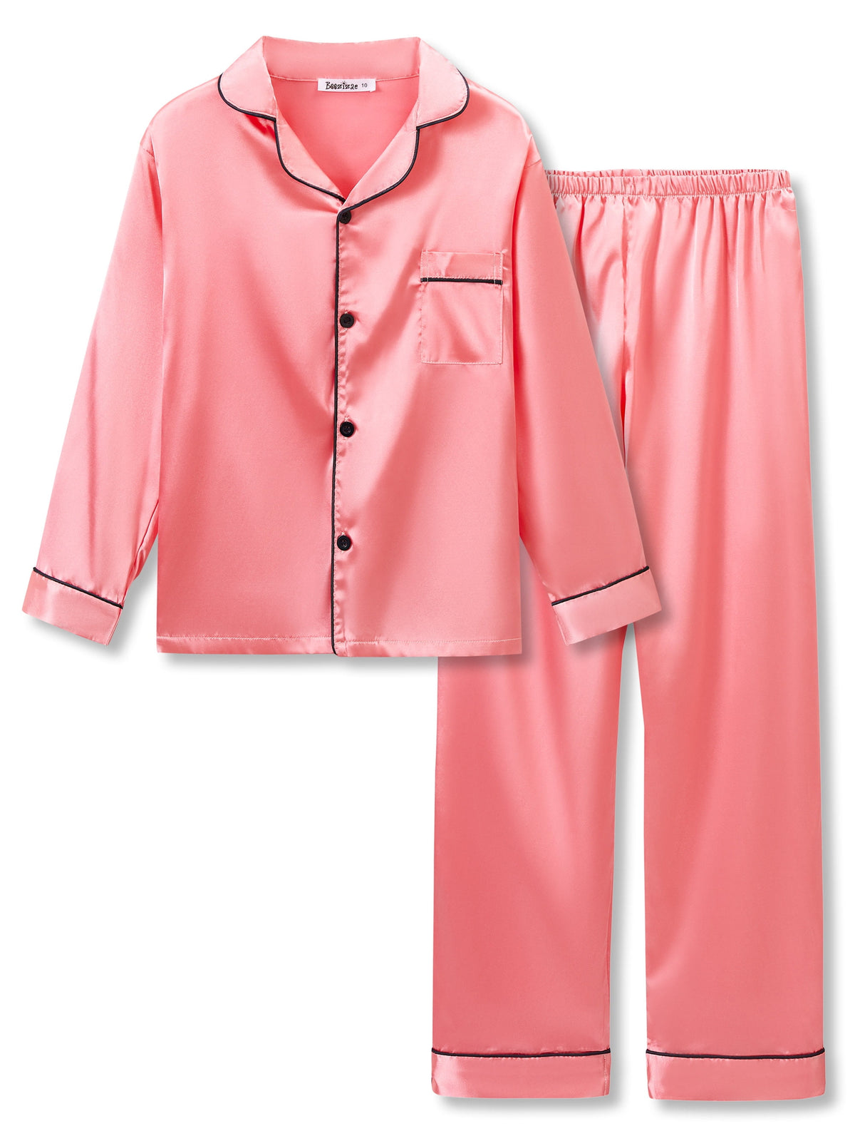 Beezizac girls pajama set - Coral
